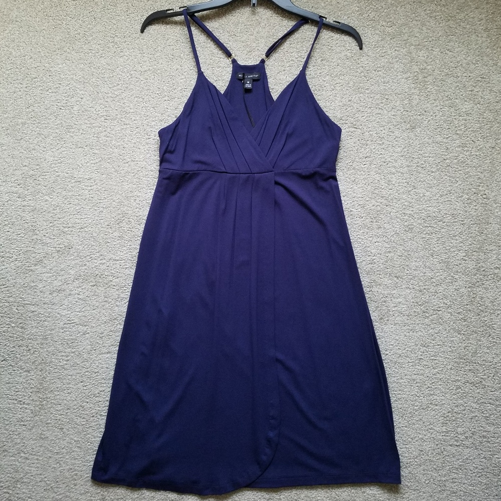 NWT Willi Smith Blue Spaghetti Strap Dress